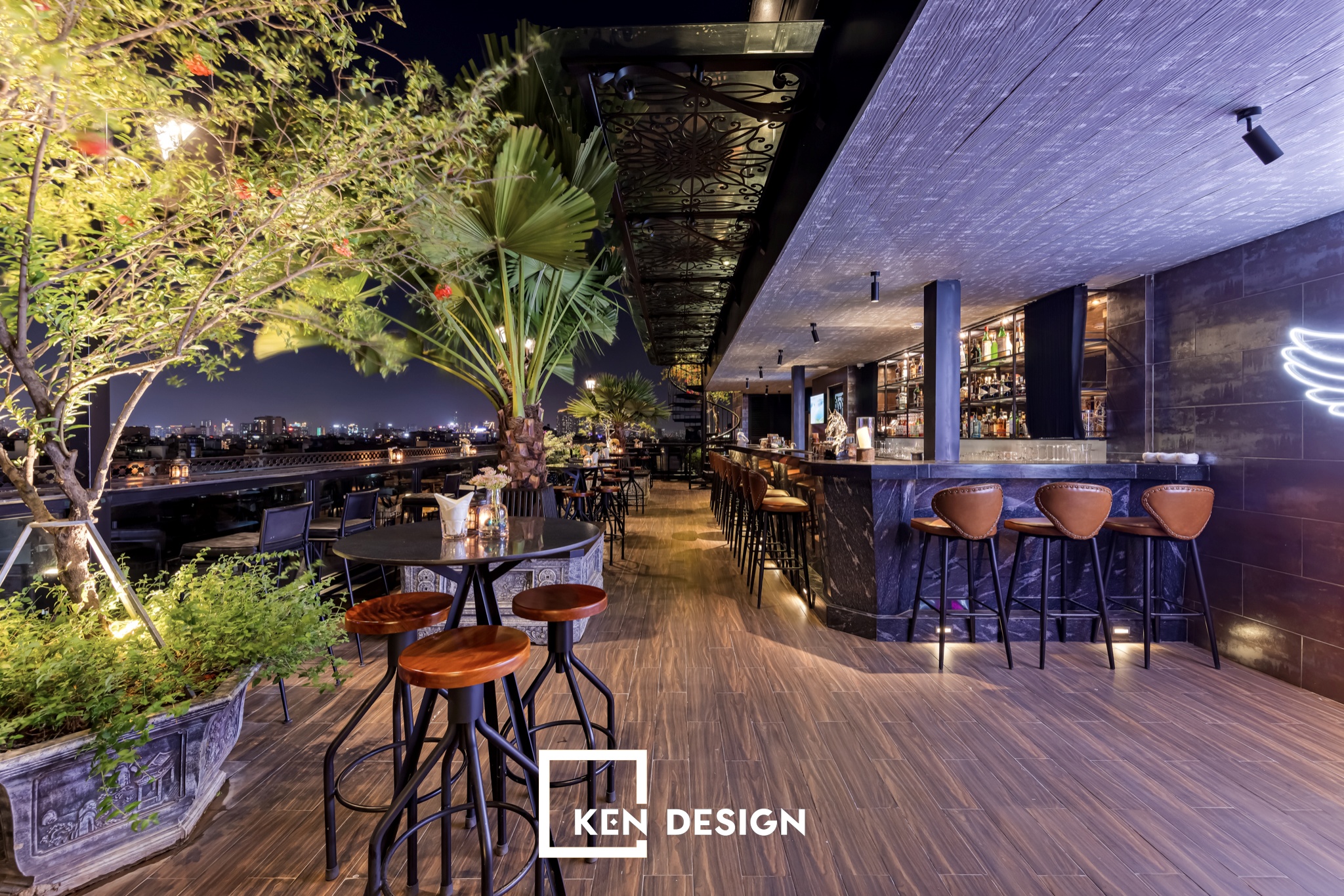 Thiết kế Diamond Sky Bar Vẻ đẹp phóng khoáng ấn tượng Kendesign